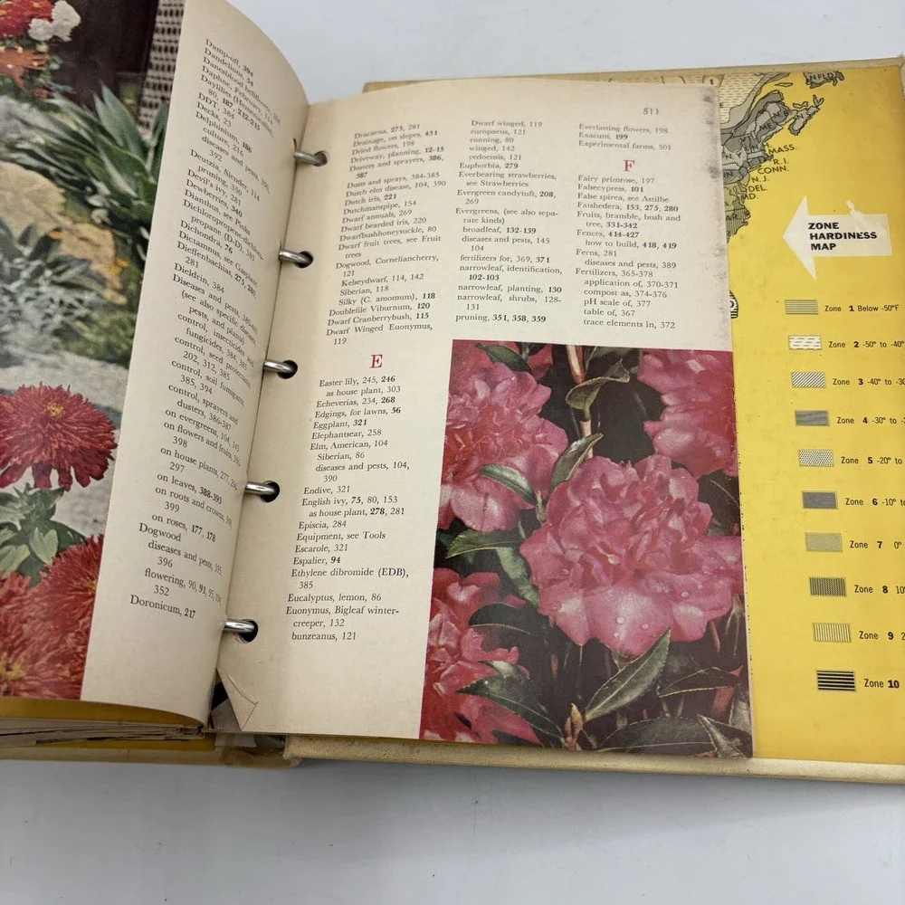 Better Homes and Gardens New Garden Book Vintage 1961 Five Ring Binder Lawn Land